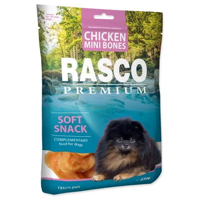 Zdjęcie produktu dla Przysmak Rasco Premium Chicken Cubes 230g
