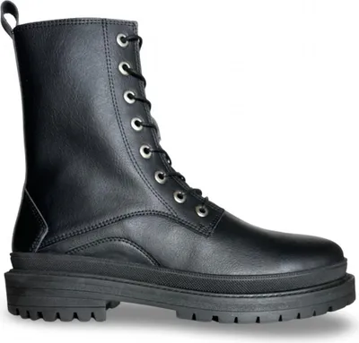 Produktbild von Diram Vegane Stiefel – Combat-Stil mit Reißverschluss