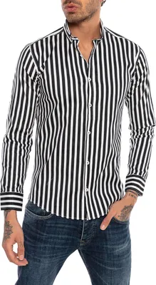 Produktbild von Red Bridge Herren Hemd Modern Fit Gestreift Langarm