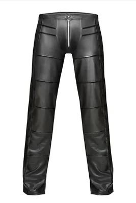Produktbild von Noir Handmade Herren Hose H021 Männer Lange Hose Longpants, schwarz, Gr. XL=7