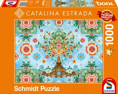 Produktbild von Schmidt Spiele Catalina Estrada Farbenprächtiger Baum, 1000 Teile, Erwachsenenpuzzle, Puzzle, 59589