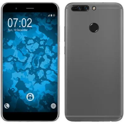 Produktbild von PhoneNatic Case kompatibel mit Huawei Honor 8 Pro - clear Silikon Hülle Slimcase + 2 Schutzfolien