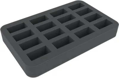 Produktbild von Schaumstoffeinlage für D&D Miniaturen, 16 Fächer