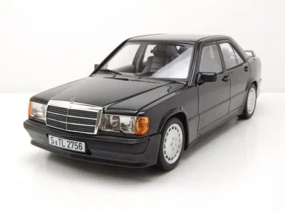 Produktbild von Mercedes 190 E 2.3-16 W201 1984 schwarz metallic Modellauto 1:18 Norev