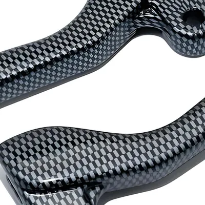 Zdjęcie produktu dla Zestaw: dzwignia reczna - solidne aluminium, dzwignia hamulca i sprzegla, wyglad wegla - Simson S50, S51, S53, SR50, KR51/2 Schwalbe