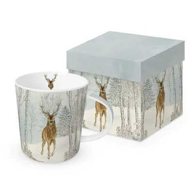 Produktbild von ppd, Trend Tasse. Winter Hirsch, Trend Mug GB, Wintertasse, 360302776