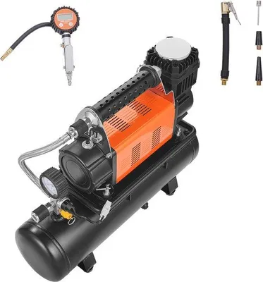 Produktbild von 12V Luftkompressor, 6,35 CFM - 150 PSI - 6L Tank mit Digitaler Anzeige, für Lastwagen und Geländewagen