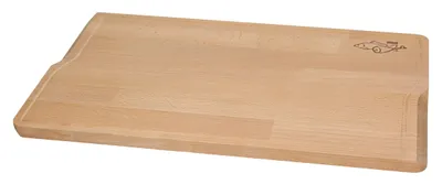 Obrázok produktu pre CUTTING BOARD Drevená obojstranná doska na raňajky hnedá 44x28 cm
