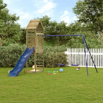 Produktbild von 2024 Moderne Schaukeln Spielturm Imprägniertes Kiefernholz 287694