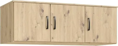 Produktbild von Aufsatz NIKO NIKN83 Schrankaufsatz 122x42x,5x53 cm für 3 türiger Schrank Artisan Eiche