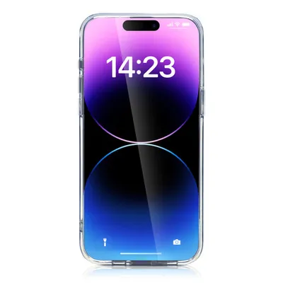 Image de nevox StyleShell SHOCKFlex, Housse, Apple, iPhone 15 Plus, 17 cm (6.7"), Transparent