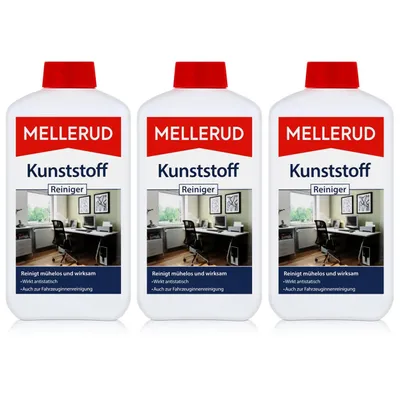 Produktbild von 3x Mellerud Kunststoff Reiniger 500 ml