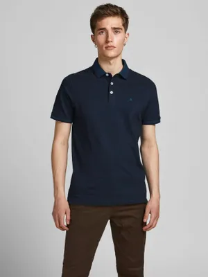 Immagine prodotto di jack and jones polo uomo jack and jones 12136668 paulos dark navy