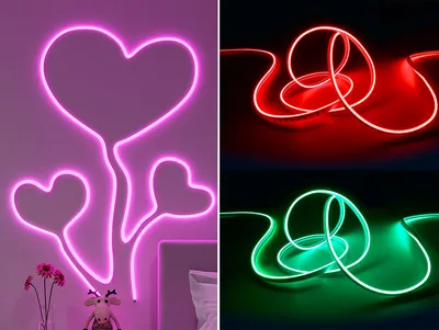 Produktbild von LED RGBWW Strips dimmbar für indirekte Beleuchtung Deckenlampe Jugendzimmer 5m