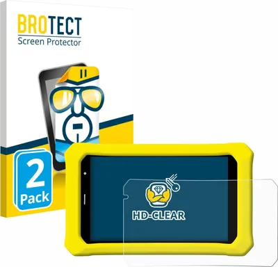 Produktbild von 2x Für Clementoni Clempad 8" PRO Schutzfolie BROTECT Displayschutz Display Schutz Folie Klar Transparent