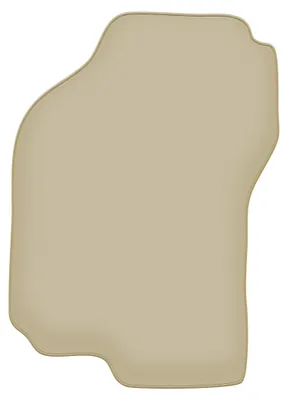 Image de Tapis conducteur moquette PREMIUM beige compatible avec Fiat Bravo (1995-2001, hatchback) – avec fixations – sur‑mesure