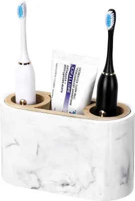 Obrázok produktu pre Držiak na zubné kefky a holiace strojčeky v bielej farbe