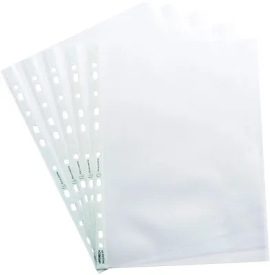 Zdjęcie produktu dla Exacompta 5330E Exacompta Prospekthüllen Forever DIN A4 transparent genarbt 0,09 mm, 50 St.