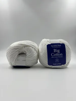 Productafbeelding van Katoenen Garen 100g Kleur 3 Wit (10 Bollen)