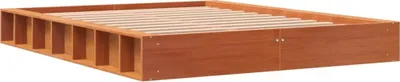 Obrázek produktu pro Postel bez matrace voskově hnědá 120 x 200 cm masivní borovice