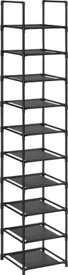 Produktbild von Schuhschrank Bücherregal 33 x 33 x 173 cm Schwarz
