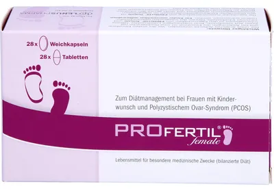 Image de PROfertil female comprimés et gélules emballage combiné 1 mois en cas de désir d'enfant, 1 pce emballage combiné