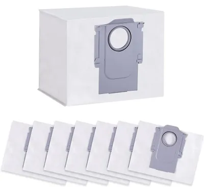 Produktbild von 8 Stück Staubsaugerbeutel für Roborock S7 MaxV Ultra / S7 Pro Ultra / Q7+ / Q7 Max+ / Q5+ Staubsauger-Absaugstation, 3L Großes Fassungsvermögen Einweg-Ersatzbeutel Zubehörset Staubsaugerbeutel Ersatzteile