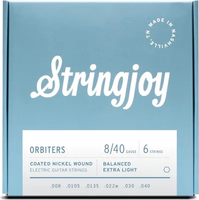 Image de Stringjoy OR0840 Cordes pour guitare électrique ORBITERS 8-40