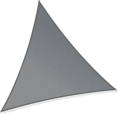 Produktbild von Toboli Sonnensegel Dreieck 3x3x3 m Windfester Sonnenschutz UV 30+ für Garten, Terrasse und Balkon