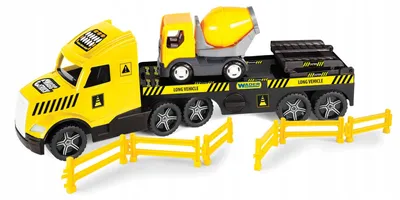 Productafbeelding van Wader Magic Truck Technic: Sleepwagen met betonmixer, artikelnummer 36460