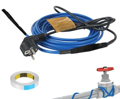 Frostschutz-Heizkabel 2,8 m, selbstregulierend, 25 W/m, mit Thermostat