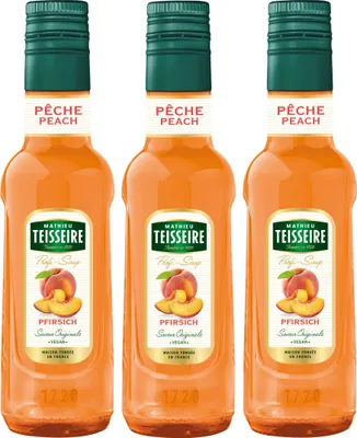 Produktbild von Mathieu Teisseire Getränke-Sirup Pfirsich 0,25L (3er Pack)