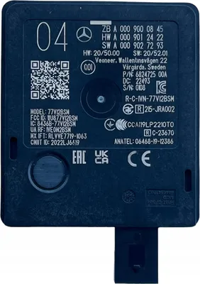 Zdjęcie produktu dla Neu Oe Czujnik Radarowy Czujnik Martwego Pola Hinten Mercedes C W206 S W223 W232 Amg Sl 43 W254 Glc W295 Eqe W297 Eqs A0009000845 A0009003138 A0009004943