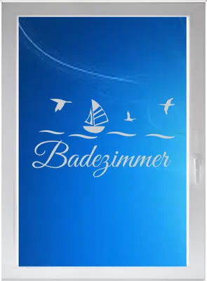 Produktbild von INDIGOS UG - Badezimmer - Farbe: silberfein satiniert - 116x64 cm - Sichtschutzfolie - Fensterfolie - Glasdekorfolie - für die Küche, Badezimmer ans Fenster