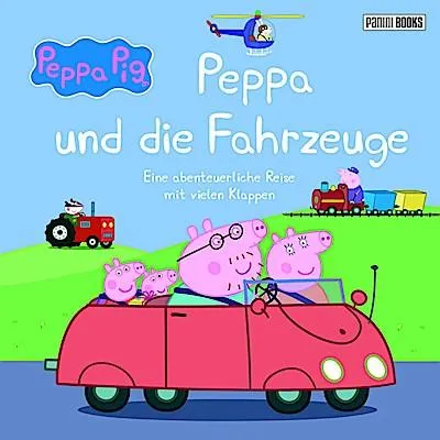Immagine prodotto di Peppa Pig: Peppa und die Fahrzeuge - Eine abenteuerliche Reise mit vielen Klappen