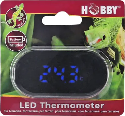 Produktbild von Hobby LED Thermometer Terra für Terrarien -  inkl. Batterie