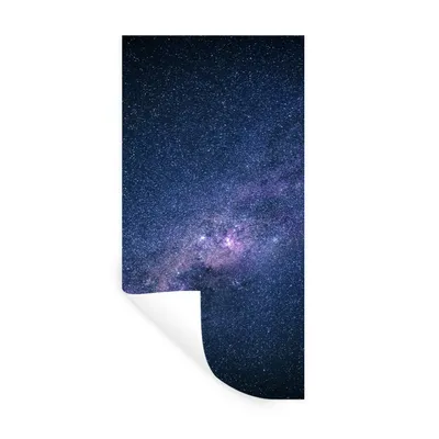 Produktbild von MuchoWow® Wandtattoo Wandsticker Wandaufkleber Die Milchstraße an einem dunklen Himmel 40x80 cm Selbstklebend und Repositionierbar - Repositionierbar - Wasser abweisend