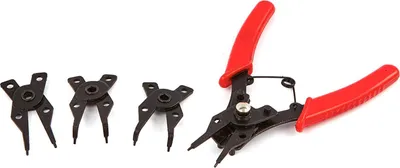Immagine prodotto di Pinza per anelli Seeger con teste intercambiabili