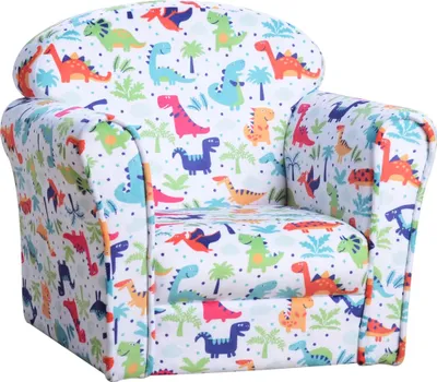 Obrázek produktu pro Dětská židle - Dětská židle - Motiv dinosaurů - Od 18 měsíců - 50×39×44 cm - Nutná montáž - Vícebarevná