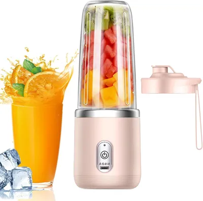 Obrázek produktu pro Ruční mixér, dobíjecí mixér – přístroj na džusy a smoothie, ovoce na cesty, do kanceláře, domů, do posilovny, na piknik, na pláž