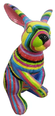 Produktbild von Design Wohn Deko Skulpturen Statuen Figuren Abstrakte Hase Figur Dekoration