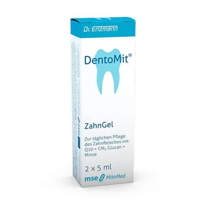 Produktbild von Dr. Enzmann DentoMit® ZahnGel 2x5 ml Q10 - MSE NEU Original Bad Homburg