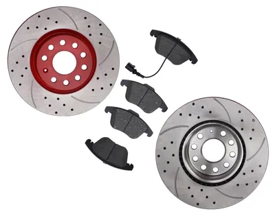 Produktbild von MASTER-SPORT Bremsenset Vorne Bremsscheiben Beläge Satz für VW TIGUAN (5N) 312mm