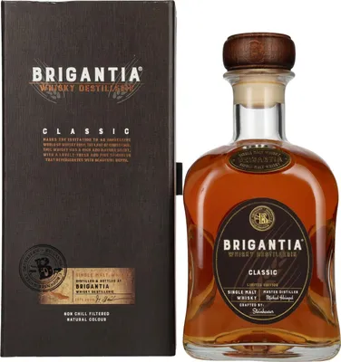 Image de Steinhauser BRIGANTIA CLASSIC Single Malt Whisky Limited Edition 43% Vol. 0,7l en boîte cadeau