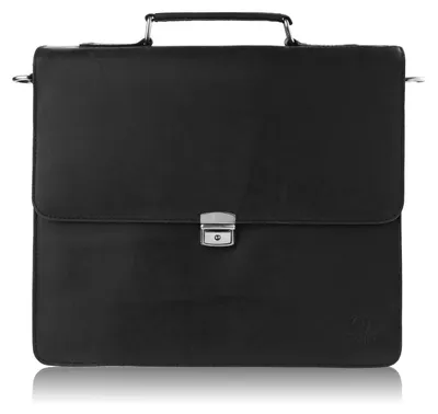 Produktbild von Herren Aktentasche für Dokumente Leder Aktentasche mit Schlüssel Paolo Peruzzi T-96-BL
