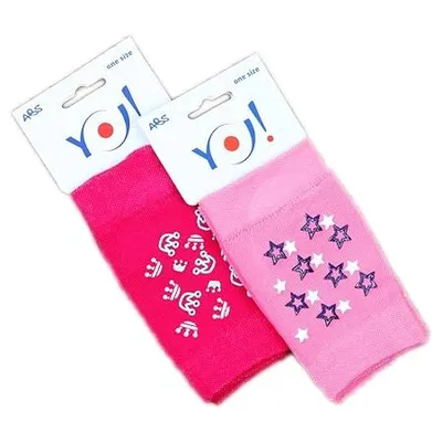 Produktbild von Knieschoner für Babys mit Noppen für Mädchen 2-er Set NA-03