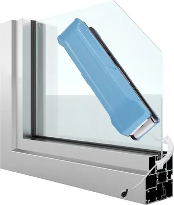 Produktbild von Magnetický čistič oken s regulací magnetické síly pro sklo o tloušťce 3-8 mm / modrý