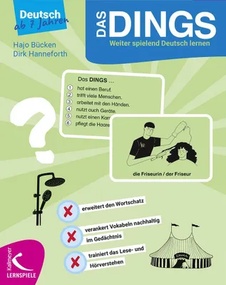 Produktbild von Das Dings. Weiter spielend Deutsch lernen