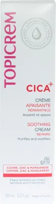 Produktbild von Topicrem CICA Reparaturspray mit Kupfer- und Zinkgehalt Soothing Cream 100 ml