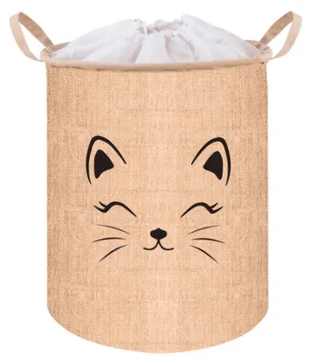Produktbild von Kruzzel Spielzeugkorb - beige - 42L - 32 x 43 cm - Aufbewahrungskorb - Organizer